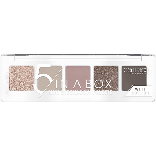 CATRICE Мини-палетка теней для век 5 In A Box, Мини-палетка теней для век 5 In A Box
CATRICE Мини-палетка теней для век 5 In A Box, Мини-палетка теней для век 5 In A Box