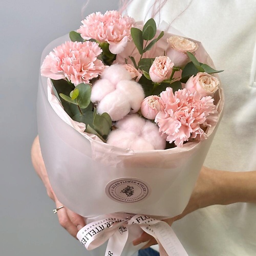 JULES FLOWER ATELIER «пудинг» композиция из диантусов и пионовидных роз, «пудинг» композиция из диантусов и пионовидных роз
JULES FLOWER ATELIER «пудинг» композиция из диантусов и пионовидных роз, «пудинг» композиция из диантусов и пионовидных роз