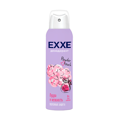 EXXE Женский дезодорант Пудра и нежность Powder touch, Женский дезодорант Пудра и нежность Powder touch
EXXE Женский дезодорант Пудра и нежность Powder touch, Женский дезодорант Пудра и нежность Powder touch