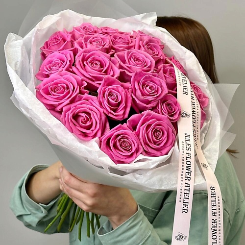 JULES FLOWER ATELIER «Аква» букет из розовых роз 21 штука, «Аква» букет из розовых роз 21 штука
JULES FLOWER ATELIER «Аква» букет из розовых роз 21 штука, «Аква» букет из розовых роз 21 штука