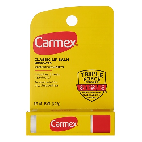 CARMEX Бальзам для губ в стике классический SPF 15, Бальзам для губ в стике классический SPF 15
CARMEX Бальзам для губ в стике классический SPF 15, Бальзам для губ в стике классический SPF 15