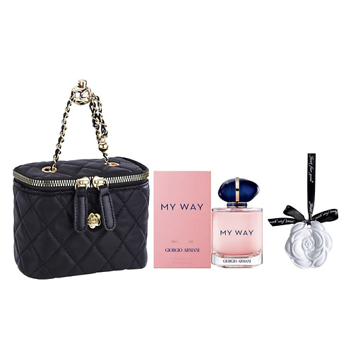 GIORGIO ARMANI Подарочный набор My Way+Косметичка+Ароматическая подвеска, Подарочный набор My Way+Косметичка+Ароматическая подвеска
GIORGIO ARMANI Подарочный набор My Way+Косметичка+Ароматическая подвеска, Подарочный набор My Way+Косметичка+Ароматическая подвеска