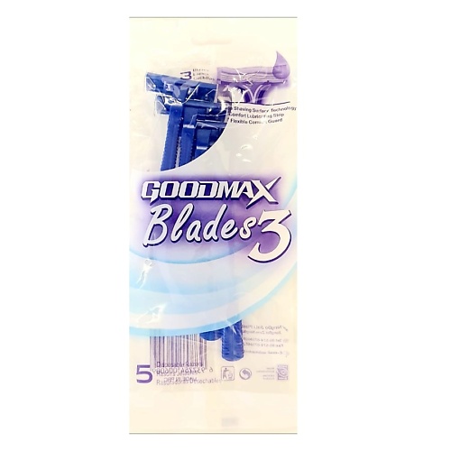 GOODMAX Мужская одноразовая бритва Blades 3 лезвия 5.0, Мужская одноразовая бритва Blades 3 лезвия
GOODMAX Мужская одноразовая бритва Blades 3 лезвия 5.0, Мужская одноразовая бритва Blades 3 лезвия