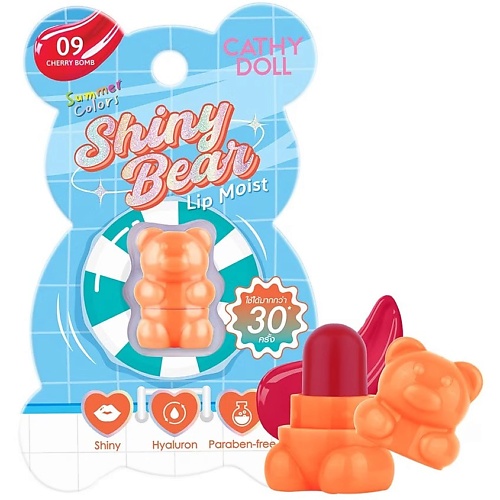CATHY DOLL SHINY BEAR Помада -бальзам для губ увлажняющий, SHINY BEAR Помада -бальзам для губ увлажняющий
CATHY DOLL SHINY BEAR Помада -бальзам для губ увлажняющий, SHINY BEAR Помада -бальзам для губ увлажняющий