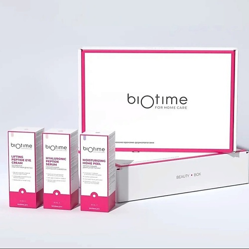 BIOTIME FOR HOME CARE Набор уходовой косметики для лица "Пептидное омоложение", Набор уходовой косметики для лица "Пептидное омоложение"
BIOTIME FOR HOME CARE Набор уходовой косметики для лица "Пептидное омоложение", Набор уходовой косметики для лица "Пептидное омоложение"