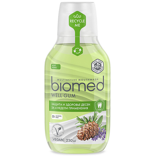 BIOMED Комплексный ополаскиватель для полости рта Well Gum, Комплексный ополаскиватель для полости рта Well Gum
BIOMED Комплексный ополаскиватель для полости рта Well Gum, Комплексный ополаскиватель для полости рта Well Gum