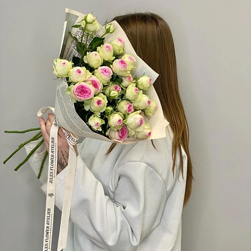 JULES FLOWER ATELIER Моно из кустовых пионовидных роз Джелатто 5шт, Моно из кустовых пионовидных роз Джелатто 5шт
JULES FLOWER ATELIER Моно из кустовых пионовидных роз Джелатто 5шт, Моно из кустовых пионовидных роз Джелатто 5шт