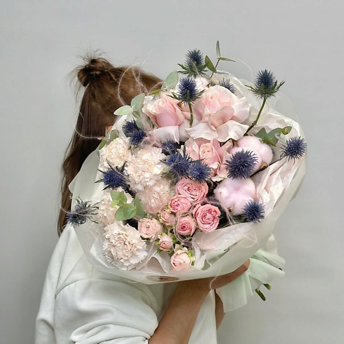 JULES FLOWER ATELIER «Байкал» букет из динтусов, розы и эрингиума, «Байкал» букет из динтусов, розы и эрингиума
JULES FLOWER ATELIER «Байкал» букет из динтусов, розы и эрингиума, «Байкал» букет из динтусов, розы и эрингиума