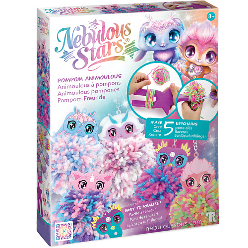 NEBULOUS STARS Серия Paloma. Набор для создания брелоков с цветными помпонами, Серия Paloma. Набор для создания брелоков с цветными помпонами
NEBULOUS STARS Серия Paloma. Набор для создания брелоков с цветными помпонами, Серия Paloma. Набор для создания брелоков с цветными помпонами