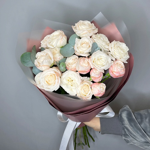ELEVEN FLOWERS Нежно-розовые кустовые пионовидные розы, Нежно-розовые кустовые пионовидные розы
ELEVEN FLOWERS Нежно-розовые кустовые пионовидные розы, Нежно-розовые кустовые пионовидные розы