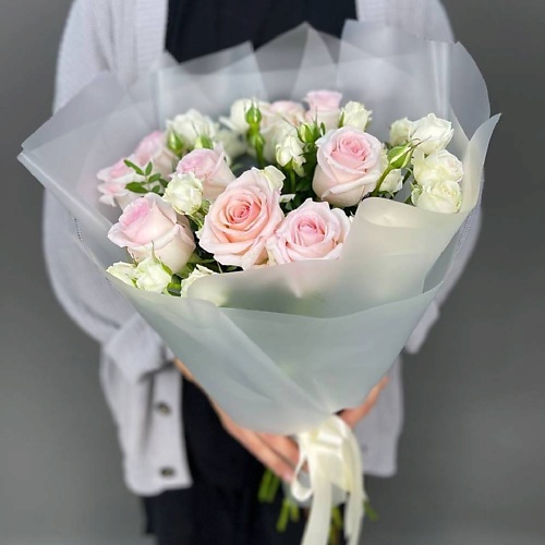 4 СЕЗОНА Дуобукет из кустовых и одноголовых роз, Дуобукет из кустовых и одноголовых роз
4 СЕЗОНА Дуобукет из кустовых и одноголовых роз, Дуобукет из кустовых и одноголовых роз