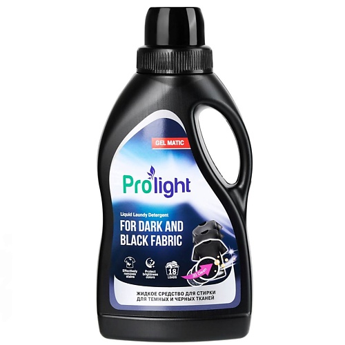 PROLIGHT Жидкое средство для стирки для темных и черных тканей, Жидкое средство для стирки для темных и черных тканей
PROLIGHT Жидкое средство для стирки для темных и черных тканей, Жидкое средство для стирки для темных и черных тканей