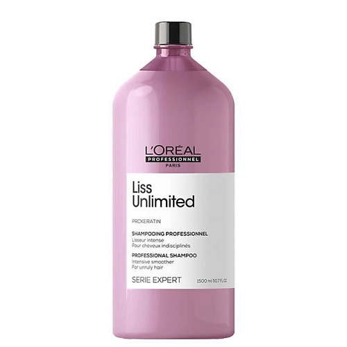 L'OREAL PROFESSIONNEL Разглаживающий шампунь Liss Unlimited для непослушных волос 1500.0, Разглаживающий шампунь Liss Unlimited для непослушных волос
L'OREAL PROFESSIONNEL Разглаживающий шампунь Liss Unlimited для непослушных волос 1500.0, Разглаживающий шампунь Liss Unlimited для непослушных волос