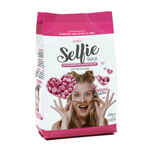 ITALWAX Воск горячий (пленочный) в гранулах для депиляции Selfie 500.0, Воск горячий (пленочный) в гранулах для депиляции Selfie
ITALWAX Воск горячий (пленочный) в гранулах для депиляции Selfie 500.0, Воск горячий (пленочный) в гранулах для депиляции Selfie