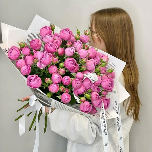 JULES FLOWER ATELIER Букет из кустовой пионовидной розы Мисти баблс, Букет из кустовой пионовидной розы Мисти баблс
JULES FLOWER ATELIER Букет из кустовой пионовидной розы Мисти баблс, Букет из кустовой пионовидной розы Мисти баблс