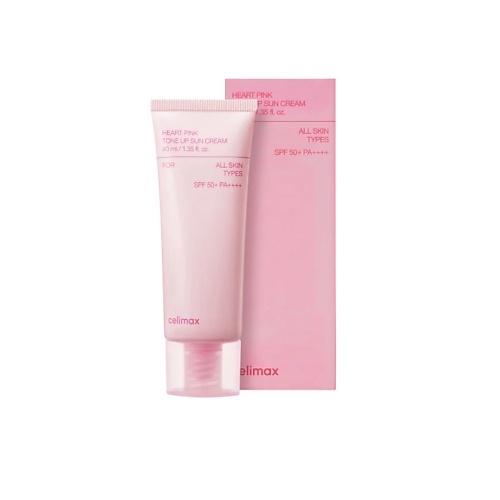 CELIMAX Cолнцезащитный крем Heart Pink Tone Up Sun Cream 40.0, Cолнцезащитный крем Heart Pink Tone Up Sun Cream
CELIMAX Cолнцезащитный крем Heart Pink Tone Up Sun Cream 40.0, Cолнцезащитный крем Heart Pink Tone Up Sun Cream