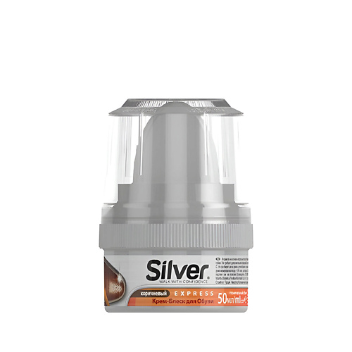 SILVER Крем-блеск для ухода за обувью, коричневый 50.0, Крем-блеск для ухода за обувью, коричневый
SILVER Крем-блеск для ухода за обувью, коричневый 50.0, Крем-блеск для ухода за обувью, коричневый