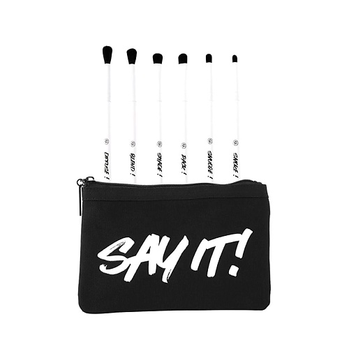 BH COSMETICS Набор кистей с косметичкой SAY IT!, Набор кистей с косметичкой SAY IT!
BH COSMETICS Набор кистей с косметичкой SAY IT!, Набор кистей с косметичкой SAY IT!