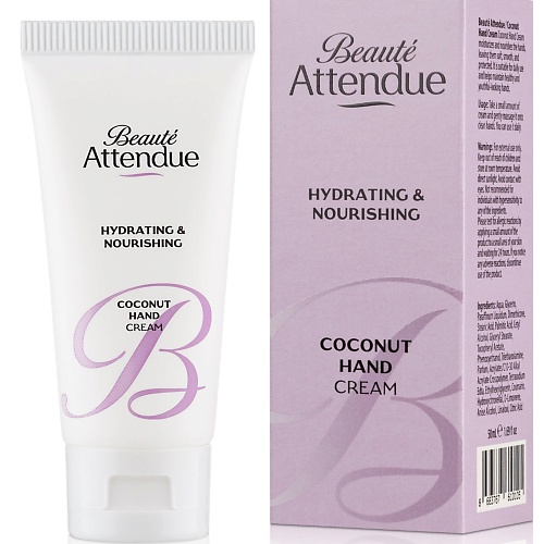 BEAUTE ATTENDUE Кокосовый крем для рук COCONUT HAND CREAM, 50 мл, Кокосовый крем для рук COCONUT HAND CREAM, 50 мл
BEAUTE ATTENDUE Кокосовый крем для рук COCONUT HAND CREAM, 50 мл, Кокосовый крем для рук COCONUT HAND CREAM, 50 мл