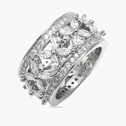 SHINE & BEAUTY Кольцо покрытое серебром с кристаллами Swarovski, Кольцо покрытое серебром с кристаллами Swarovski
SHINE & BEAUTY Кольцо покрытое серебром с кристаллами Swarovski, Кольцо покрытое серебром с кристаллами Swarovski