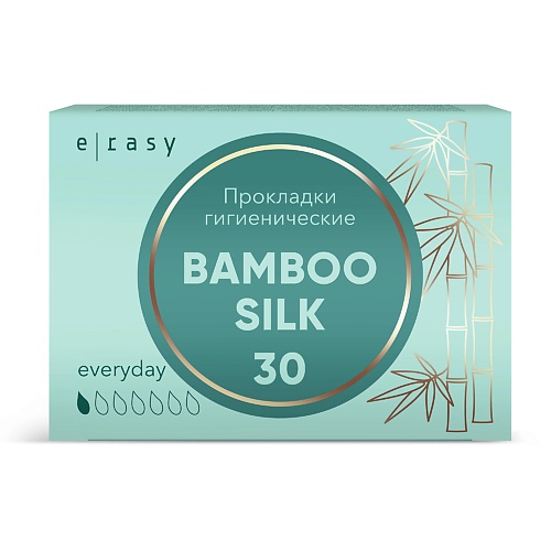 E-RASY Прокладки ежедневные BAMBOO SILK Everyday 30.0, Прокладки ежедневные BAMBOO SILK Everyday
E-RASY Прокладки ежедневные BAMBOO SILK Everyday 30.0, Прокладки ежедневные BAMBOO SILK Everyday