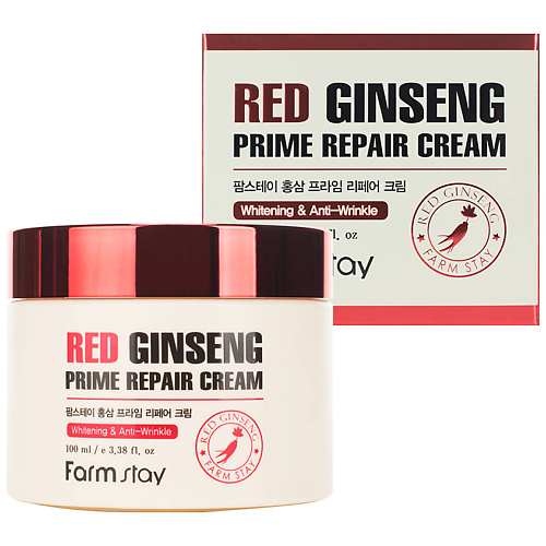 FARMSTAY Крем для лица Восстанавливающий с экстрактом красного женьшеня Red Ginseng Prime Repair Cream, Крем для лица Восстанавливающий с экстрактом красного женьшеня Red Ginseng Prime Repair Cream
FARMSTAY Крем для лица Восстанавливающий с экстрактом красного женьшеня Red Ginseng Prime Repair Cream, Крем для лица Восстанавливающий с экстрактом красного женьшеня Red Ginseng Prime Repair Cream