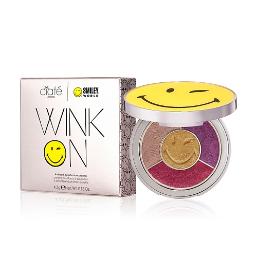 CIATE LONDON Палетка теней для век 4 оттенка Smiley, Палетка теней для век 4 оттенка Smiley
CIATE LONDON Палетка теней для век 4 оттенка Smiley, Палетка теней для век 4 оттенка Smiley