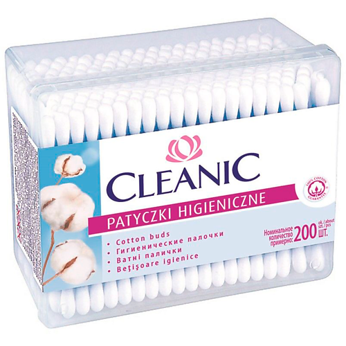 CLEANIC Ватные палочки гигиенические в бумажной прямоугольной коробке 300.0, Ватные палочки гигиенические в бумажной прямоугольной коробке
CLEANIC Ватные палочки гигиенические в бумажной прямоугольной коробке 300.0, Ватные палочки гигиенические в бумажной прямоугольной коробке