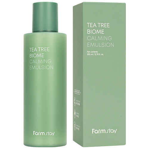 FARMSTAY Эмульсия для лица успокаивающая с экстрактом чайного дерева Tea Tree Biome Calming Emulsion, Эмульсия для лица успокаивающая с экстрактом чайного дерева Tea Tree Biome Calming Emulsion
FARMSTAY Эмульсия для лица успокаивающая с экстрактом чайного дерева Tea Tree Biome Calming Emulsion, Эмульсия для лица успокаивающая с экстрактом чайного дерева Tea Tree Biome Calming Emulsion