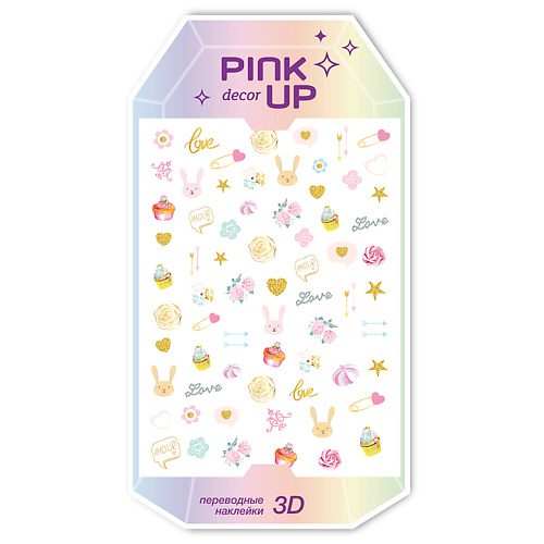 PINK UP Наклейки для ногтей переводные DECOR 3D, Наклейки для ногтей переводные DECOR 3D
PINK UP Наклейки для ногтей переводные DECOR 3D, Наклейки для ногтей переводные DECOR 3D