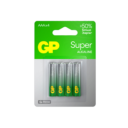 GP BATTERIES Батарейки GP Super Alkaline АAA (LR03, 24A) 4.0, Батарейки GP Super Alkaline АAA (LR03, 24A)
GP BATTERIES Батарейки GP Super Alkaline АAA (LR03, 24A) 4.0, Батарейки GP Super Alkaline АAA (LR03, 24A)