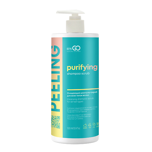 DCTR.GO HEALING SYSTEM Очищающий шампунь для любого типа волос Purifying Shampoo 1000.0, Очищающий шампунь для любого типа волос Purifying Shampoo
DCTR.GO HEALING SYSTEM Очищающий шампунь для любого типа волос Purifying Shampoo 1000.0, Очищающий шампунь для любого типа волос Purifying Shampoo