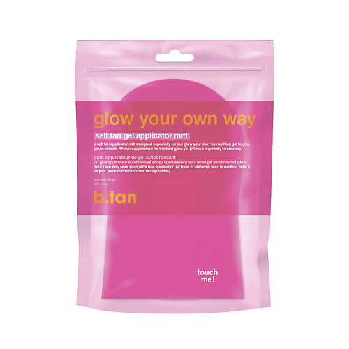 B.TAN Варежка-аппликатор для нанесения автозагара glow your own way self tan gel applicator mitt, Варежка-аппликатор для нанесения автозагара glow your own way self tan gel applicator mitt
B.TAN Варежка-аппликатор для нанесения автозагара glow your own way self tan gel applicator mitt, Варежка-аппликатор для нанесения автозагара glow your own way self tan gel applicator mitt