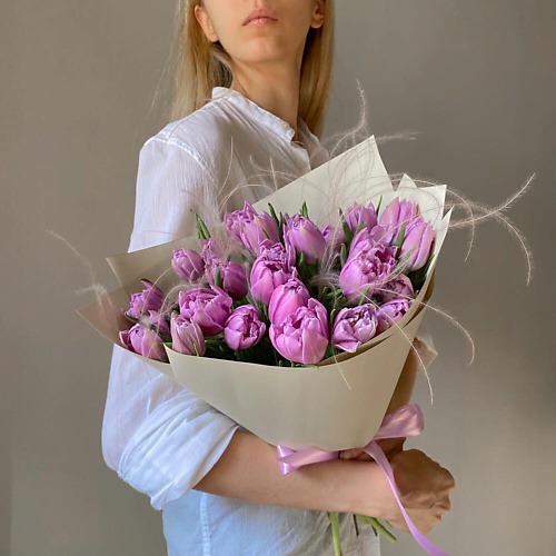 ДОМ ЦВЕТОВ АННЫ БАКАЛОВОЙ Букет из 19 лавандовых пионовидных тюльпанов, Букет из 19 лавандовых пионовидных тюльпанов
ДОМ ЦВЕТОВ АННЫ БАКАЛОВОЙ Букет из 19 лавандовых пионовидных тюльпанов, Букет из 19 лавандовых пионовидных тюльпанов