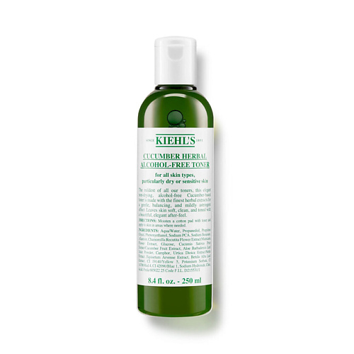 KIEHL'S Огуречный тоник Cucumber Herbal Alcohol-Free Toner, Огуречный тоник Cucumber Herbal Alcohol-Free Toner
KIEHL'S Огуречный тоник Cucumber Herbal Alcohol-Free Toner, Огуречный тоник Cucumber Herbal Alcohol-Free Toner