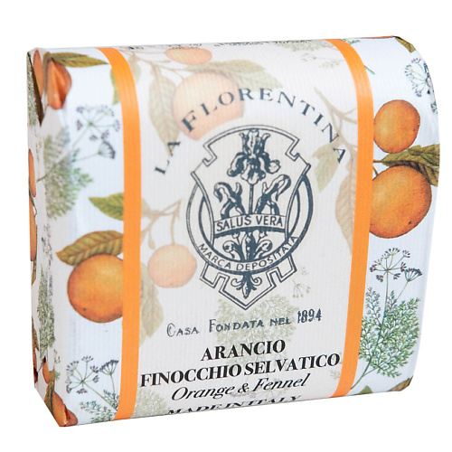 LA FLORENTINA Мыло Orange & Wild Fennel. Апельсин и Дикий Фенхель 106.0, Мыло Orange & Wild Fennel. Апельсин и Дикий Фенхель
LA FLORENTINA Мыло Orange & Wild Fennel. Апельсин и Дикий Фенхель 106.0, Мыло Orange & Wild Fennel. Апельсин и Дикий Фенхель