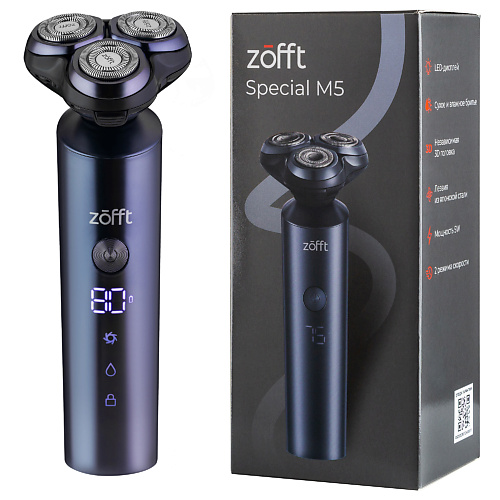 ZOFFT Электробритва с LED-дисплеем и 3D-головкой Special M5 (RS-202CR), Электробритва с LED-дисплеем и 3D-головкой Special M5 (RS-202CR)
ZOFFT Электробритва с LED-дисплеем и 3D-головкой Special M5 (RS-202CR), Электробритва с LED-дисплеем и 3D-головкой Special M5 (RS-202CR)