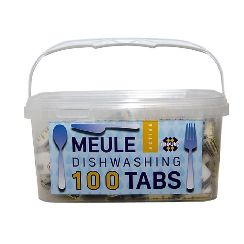 MEULE Таблетки для посудомоечной машины АКТИВ! 100, Таблетки для посудомоечной машины АКТИВ!
MEULE Таблетки для посудомоечной машины АКТИВ! 100, Таблетки для посудомоечной машины АКТИВ!