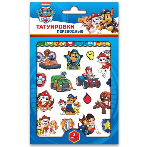 ND PLAY Наклейки - татуировки "Щенячий патруль", 2 листа, Наклейки - татуировки "Щенячий патруль", 2 листа
ND PLAY Наклейки - татуировки "Щенячий патруль", 2 листа, Наклейки - татуировки "Щенячий патруль", 2 листа