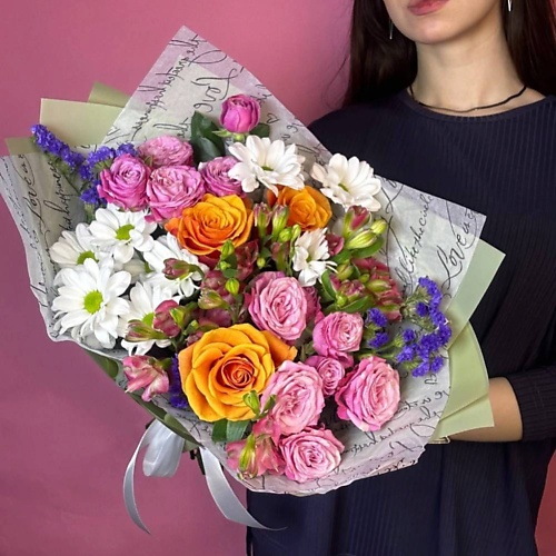 GLOW FLOWERS Яркий весенний букет с розами и альстромерией, цветы с доставкой, Яркий весенний букет с розами и альстромерией, цветы с доставкой
GLOW FLOWERS Яркий весенний букет с розами и альстромерией, цветы с доставкой, Яркий весенний букет с розами и альстромерией, цветы с доставкой