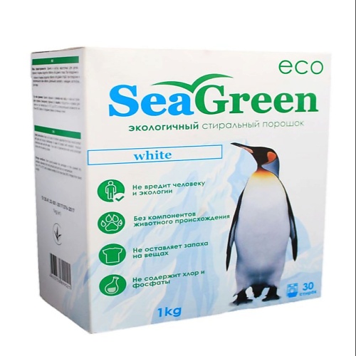 SEAGREEN Концентрированный стиральный порошок для белого белья 1000, Концентрированный стиральный порошок для белого белья
SEAGREEN Концентрированный стиральный порошок для белого белья 1000, Концентрированный стиральный порошок для белого белья