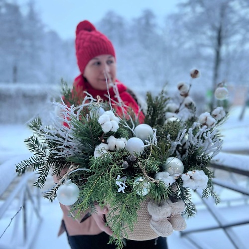 LE BOUQUET Новогодний букет из живой пихты, сосны, натурального хлопка, Новогодний букет из живой пихты, сосны, натурального хлопка
LE BOUQUET Новогодний букет из живой пихты, сосны, натурального хлопка, Новогодний букет из живой пихты, сосны, натурального хлопка