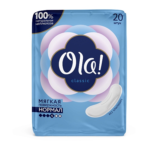 OLA! Classic Normal Прокладки женские без крылышек, мягкая поверхность, без аромата 20.0, Classic Normal Прокладки женские без крылышек, мягкая поверхность, без аромата
OLA! Classic Normal Прокладки женские без крылышек, мягкая поверхность, без аромата 20.0, Classic Normal Прокладки женские без крылышек, мягкая поверхность, без аромата