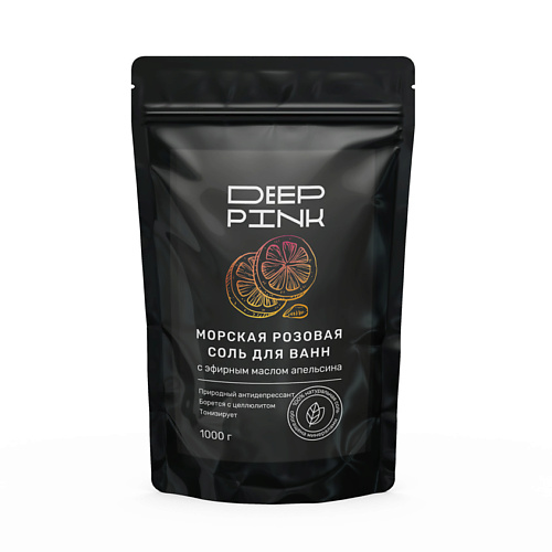 DEEP PINK Крымская розовая соль для ванн с эфирным маслом Апельсина 1000.0, Крымская розовая соль для ванн с эфирным маслом Апельсина
DEEP PINK Крымская розовая соль для ванн с эфирным маслом Апельсина 1000.0, Крымская розовая соль для ванн с эфирным маслом Апельсина