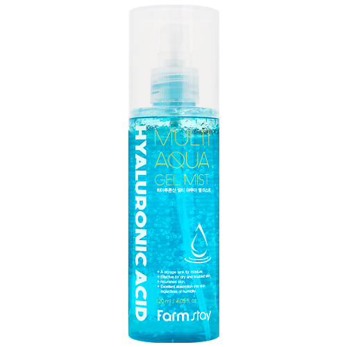 FARMSTAY Гель-спрей для лица с гиалуроновой кислотой Hyaluronic Acid Multi Aqua Gel Mist, Гель-спрей для лица с гиалуроновой кислотой Hyaluronic Acid Multi Aqua Gel Mist
FARMSTAY Гель-спрей для лица с гиалуроновой кислотой Hyaluronic Acid Multi Aqua Gel Mist, Гель-спрей для лица с гиалуроновой кислотой Hyaluronic Acid Multi Aqua Gel Mist