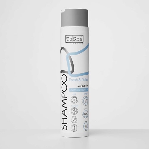 TASHE PROFESSIONAL Шампунь бессульфатный "Fresh & Detox" 300.0, Шампунь бессульфатный "Fresh & Detox"
TASHE PROFESSIONAL Шампунь бессульфатный "Fresh & Detox" 300.0, Шампунь бессульфатный "Fresh & Detox"