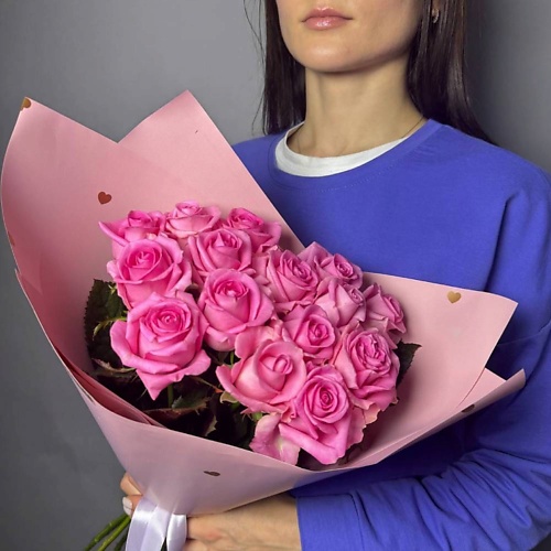 GLOW FLOWERS Яркий моно-букет из 15 малиновых роз, Яркий моно-букет из 15 малиновых роз
GLOW FLOWERS Яркий моно-букет из 15 малиновых роз, Яркий моно-букет из 15 малиновых роз