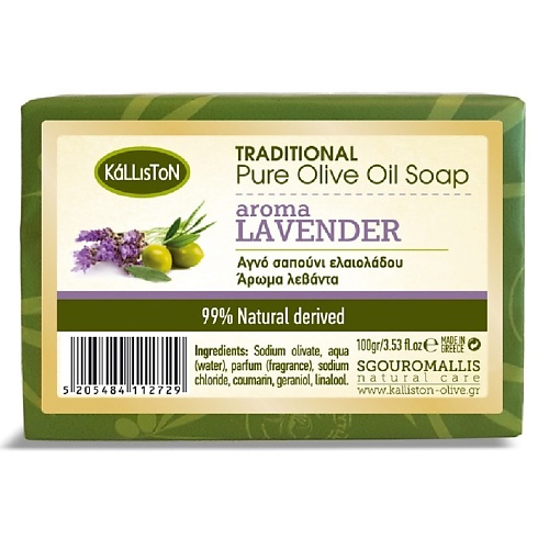KALLISTON Мыло Traditional Lavender натуральное оливковое ЛАВАНДА 100.0, Мыло Traditional Lavender натуральное оливковое ЛАВАНДА
KALLISTON Мыло Traditional Lavender натуральное оливковое ЛАВАНДА 100.0, Мыло Traditional Lavender натуральное оливковое ЛАВАНДА