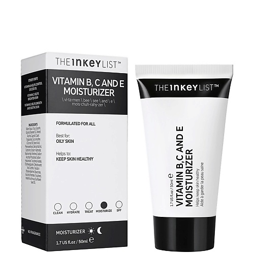 THE INKEY LIST Увлажняющий крем с витаминами Vitamin B, C and E Moisturizer 50.0, Увлажняющий крем с витаминами Vitamin B, C and E Moisturizer
THE INKEY LIST Увлажняющий крем с витаминами Vitamin B, C and E Moisturizer 50.0, Увлажняющий крем с витаминами Vitamin B, C and E Moisturizer