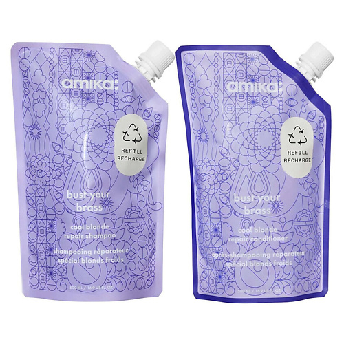 AMIKA Набор Bust Your Brass Cool Blonde Repair Refill Duo, Набор Bust Your Brass Cool Blonde Repair Refill Duo
AMIKA Набор Bust Your Brass Cool Blonde Repair Refill Duo, Набор Bust Your Brass Cool Blonde Repair Refill Duo